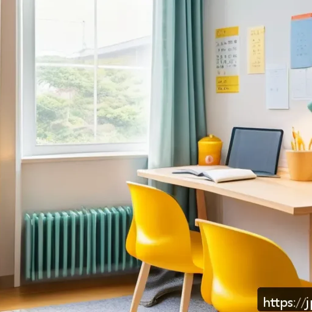 유아교육지도사 자격증 취득 후기 - A cozy and bright home study space designed for effective learning, featuring a neatly organized des...